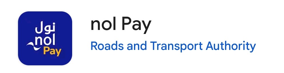 NOL Pay app icon for Dubai RTA virtual NOL card