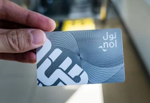 NOL Card Types in Dubai (Complete Guide 2025) 6 Dubai Silver NOL card in train station